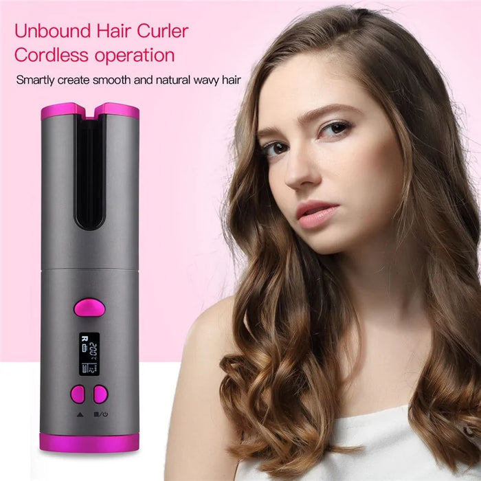 USB Rechargeable Cordless Hair Curler